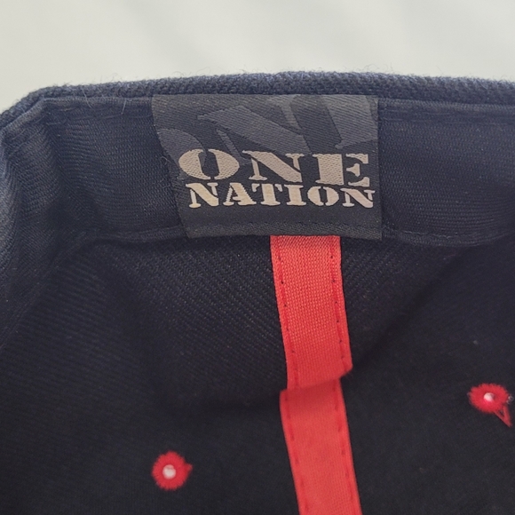 Chicago Bulls Hat One Nation Snapback Cubs NBA Basketball Baseball MLB - Picture 5 of 5